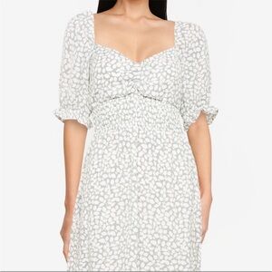 Abercrombie & Fitch Puff Sleeve Floral Mini Dress